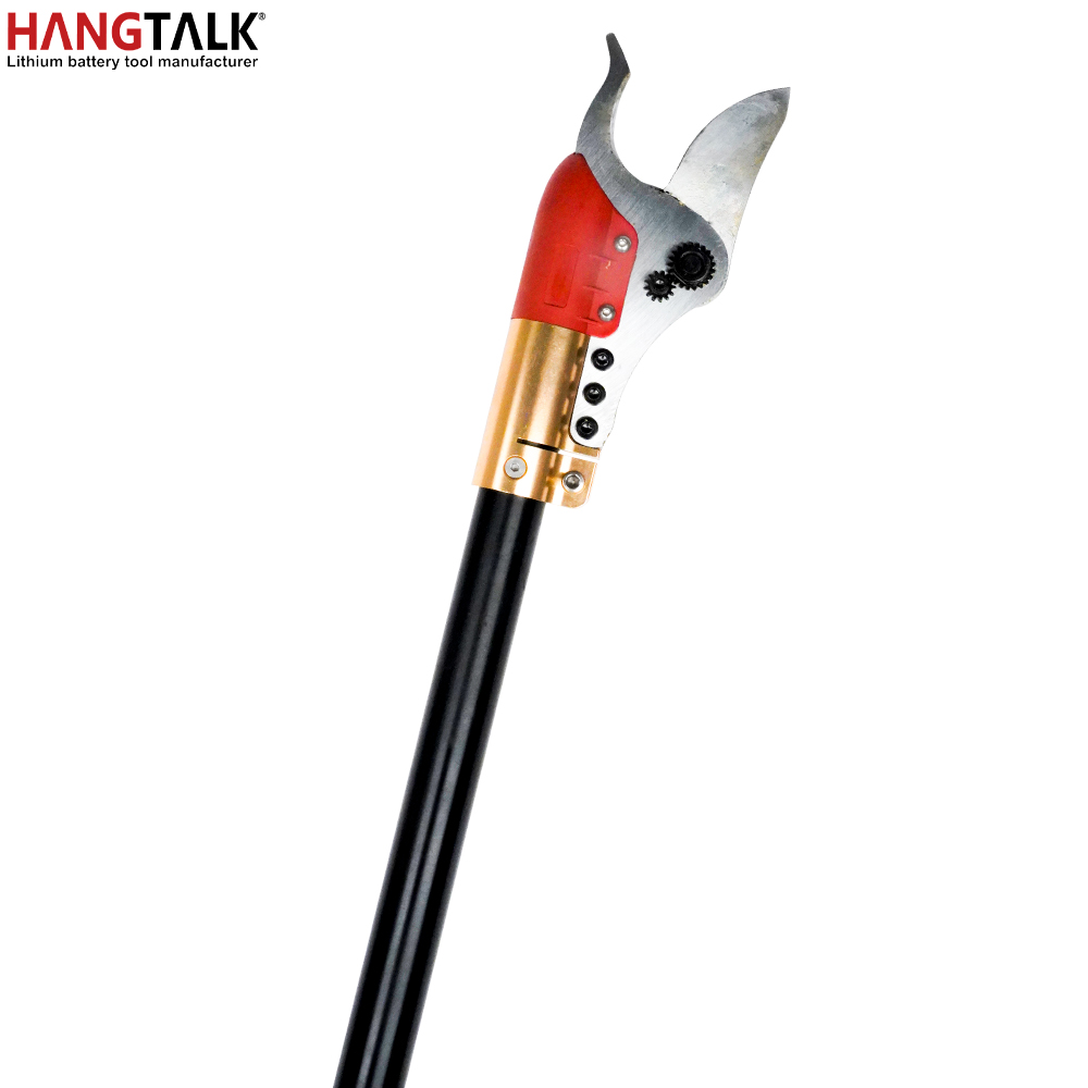 Electric Pruner With Extension Pole - HANGTALK Professional Cordless Electric Pruner Shears