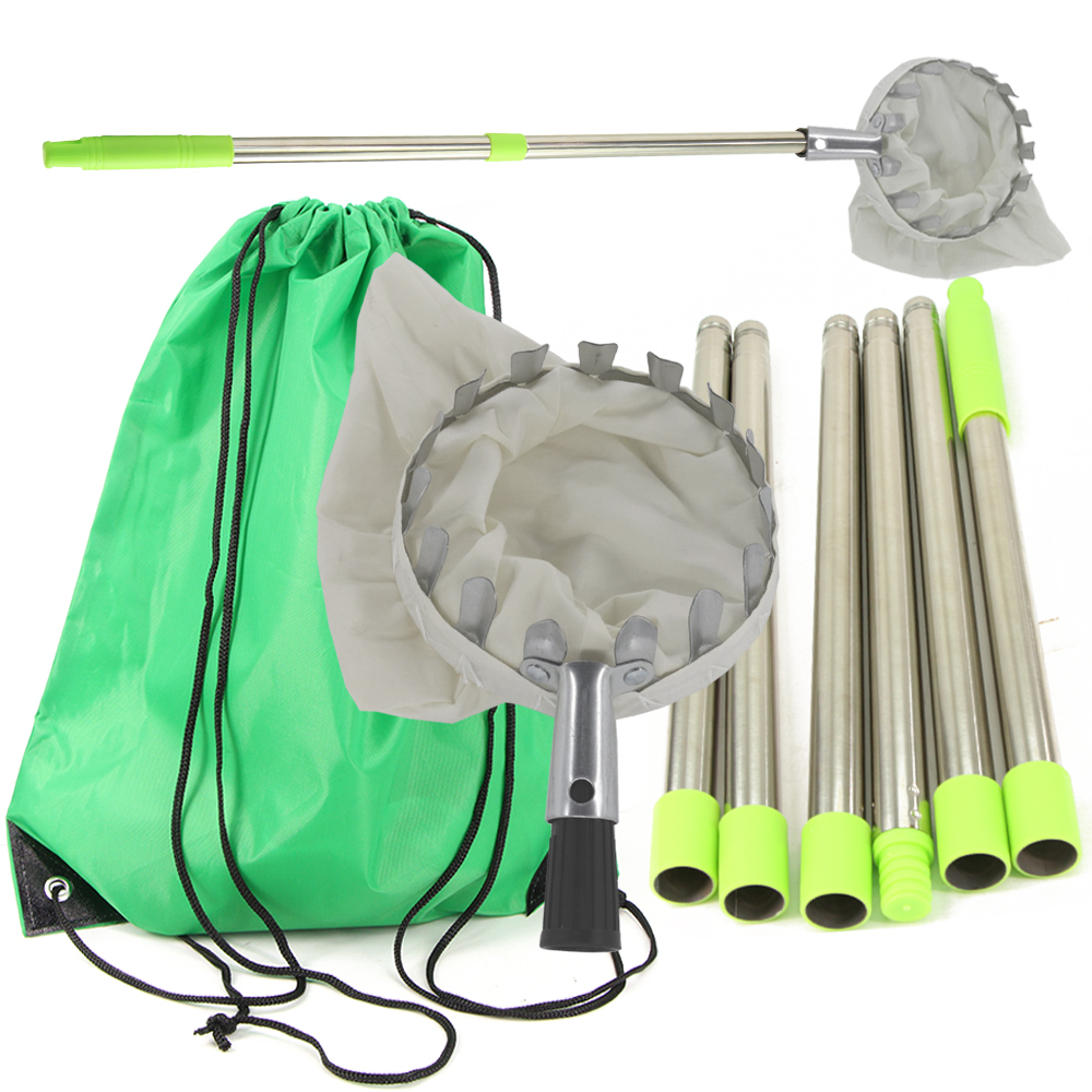 Fruit Picker Basket Telescopic Pole - Garden Basket Fruit Picker Head with