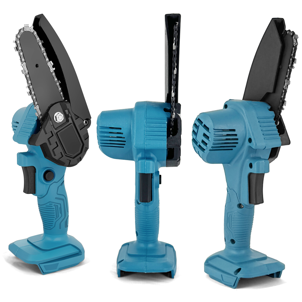 Electric Pruner With Extension Pole - 4/6Inch Cordless Chainsaw Handheld Pruning Chainsaw