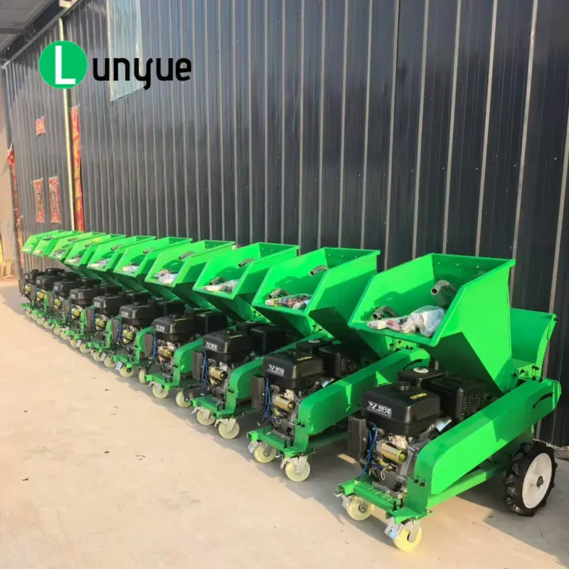 Garden Branch Shredder Wood Chipper - High Efficient Movable Professional Strong Wood