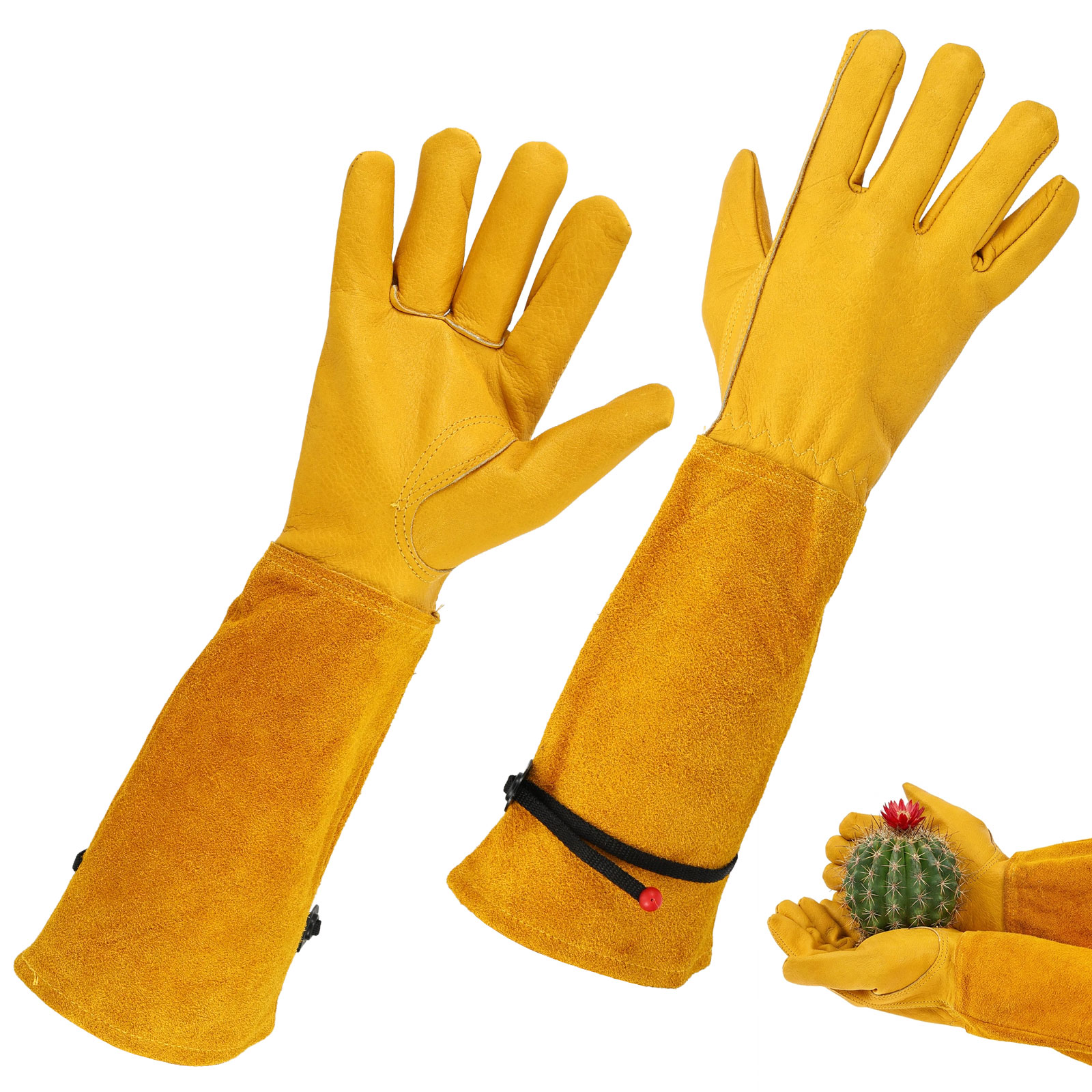Gardening Gloves Thorn Proof Leather - Long Gardening Gloves Leather Thorn Proof