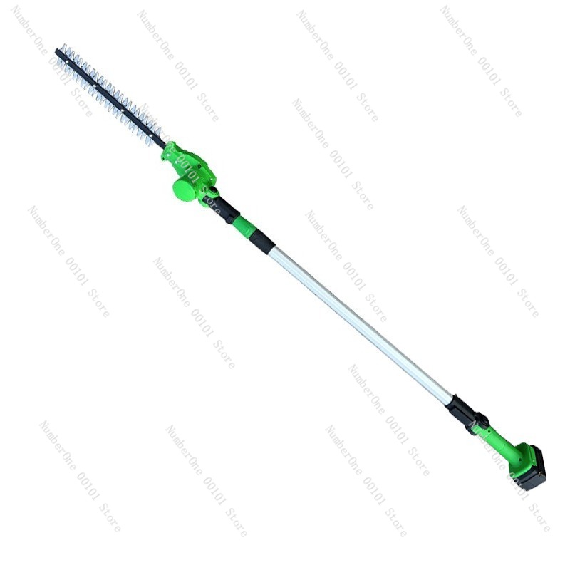 Electric Pruner With Extension Pole - Telescopic Pole Electric Hedge Trimmer High