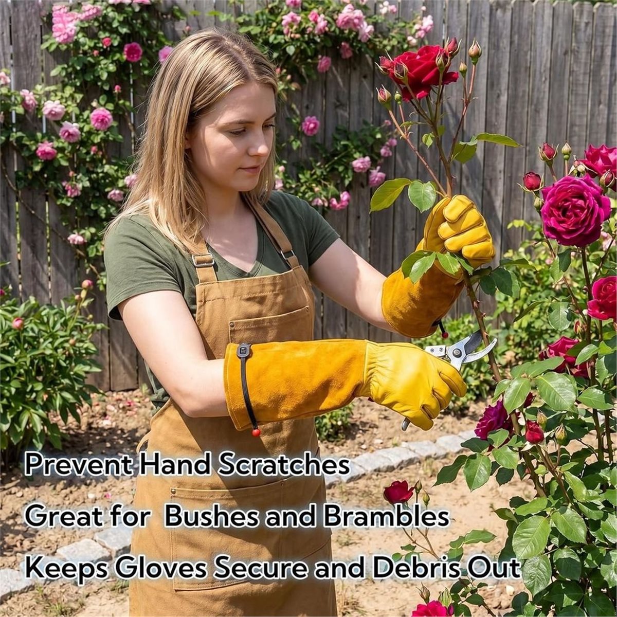 Thorn Proof Gardening Gloves f - огляд і ціна Gardening Gloves Thorn Proof Leather