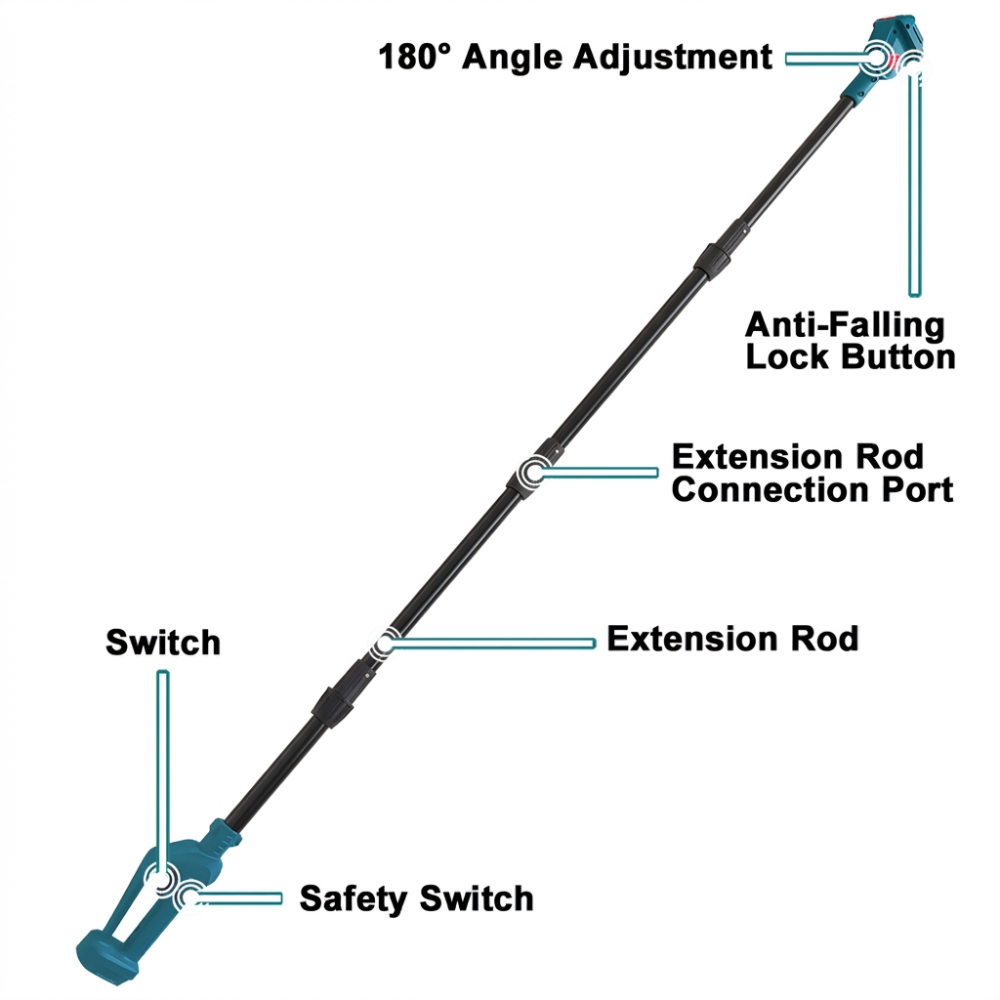 PATUOPRO Electric Extension Po - огляд і ціна Electric Pruner With Extension Pole