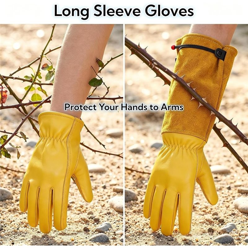 B23B Thorn-Proof Breathable Lo - огляд і ціна Gardening Gloves Thorn Proof Leather