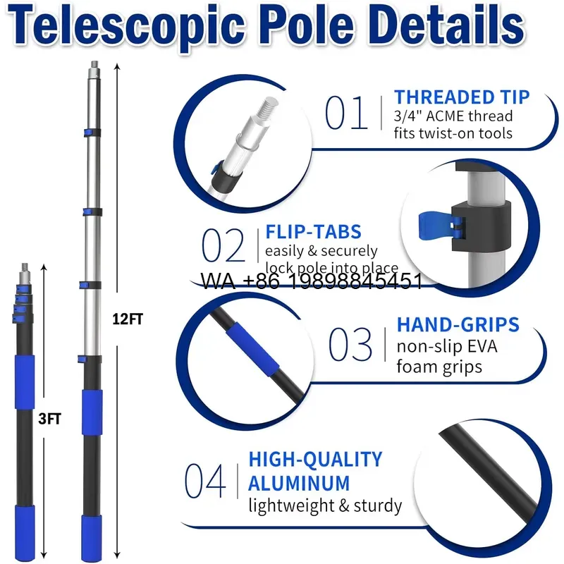 Wmwmnu 20FT Telescopic Fruit P - огляд і ціна Fruit Picker Basket Telescopic Pole