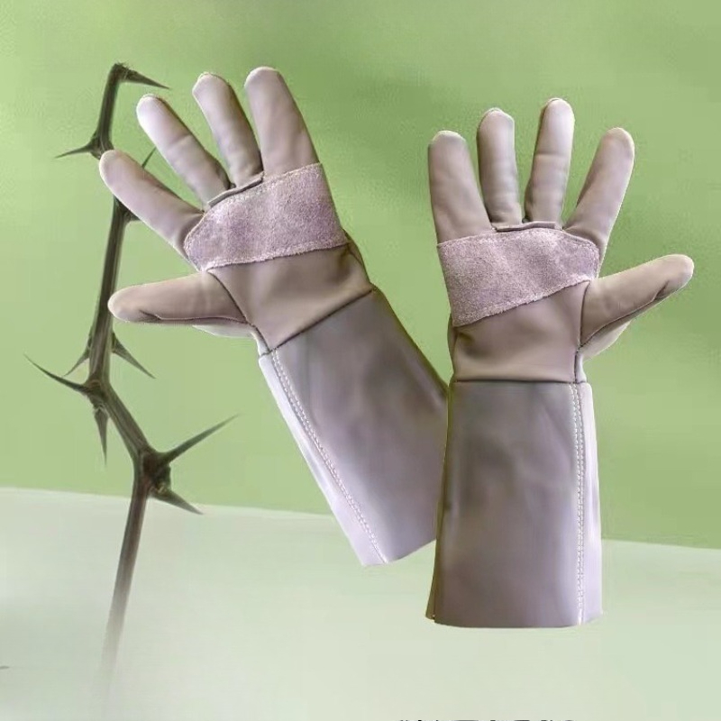 Professional Cowhide Anti Thor - огляд і ціна Gardening Gloves Thorn Proof Leather