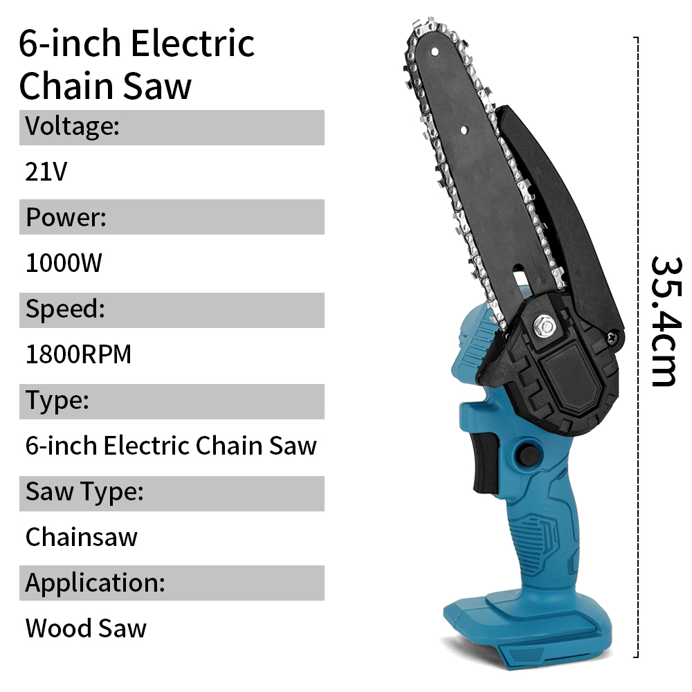 4/6Inch Cordless Chainsaw Hand - огляд і ціна Electric Pruner With Extension Pole