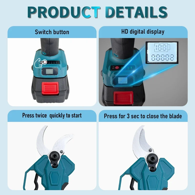 Garden Wireless Electric Pruni - огляд і ціна Electric Pruner With Extension Pole