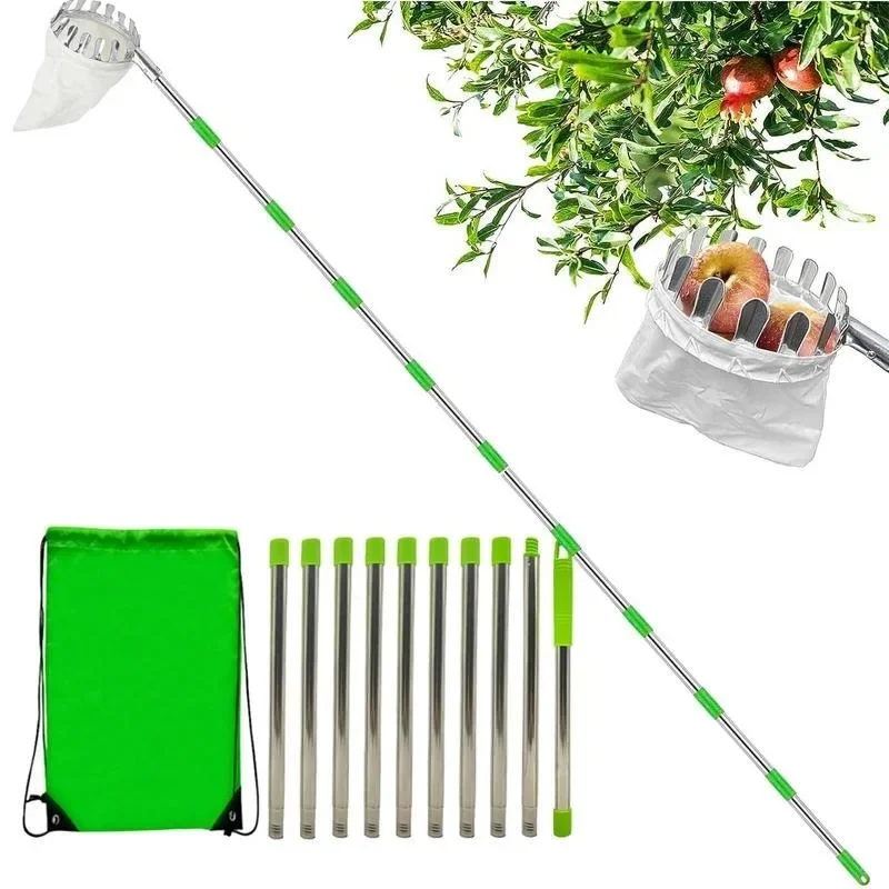Fruit Picker High Altitude wit - огляд і ціна Fruit Picker Basket Telescopic Pole