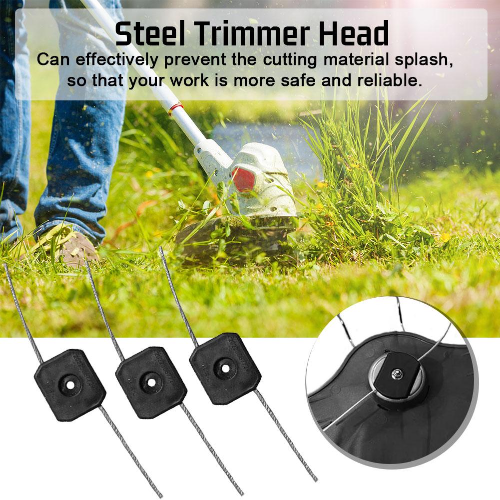 3pcs Steel Wire String Trimmer - огляд і ціна Electric Pruning Shears Replacement Blade