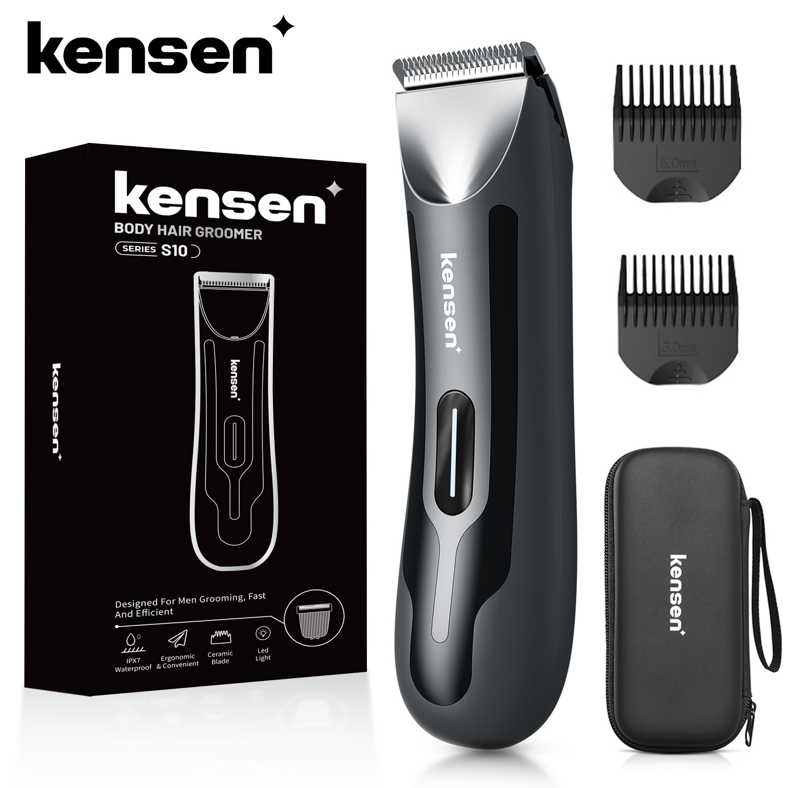 Kensen S10 Electric Body Hair  - огляд і ціна Electric Pruning Shears Replacement Blade