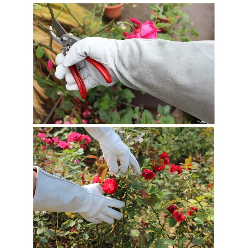 A Pair of Garden Gloves Thorn  - огляд і ціна Gardening Gloves Thorn Proof Leather