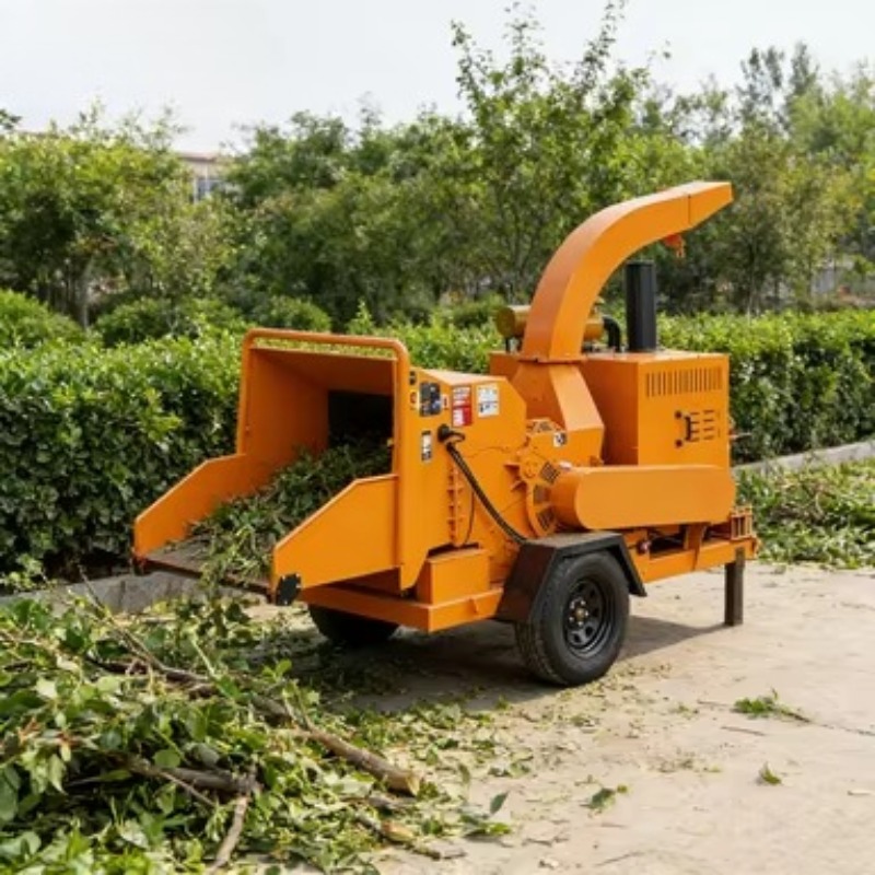20hp Electric Wood Chipper Mac - огляд і ціна Garden Branch Shredder Wood Chipper