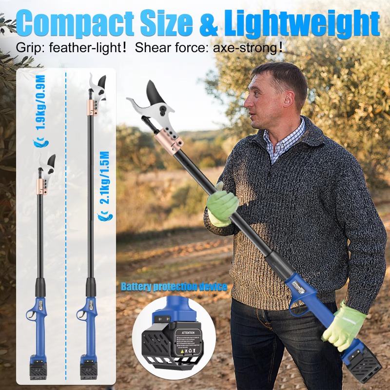 0.9m -1.5m Best Quality Electr - огляд і ціна Electric Pruner With Extension Pole
