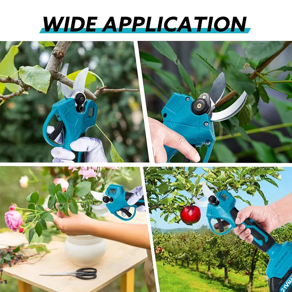 30mm-55mm SK5 Cordless Pruner  - огляд і ціна Cordless Electric Pruning Shears 30Mm