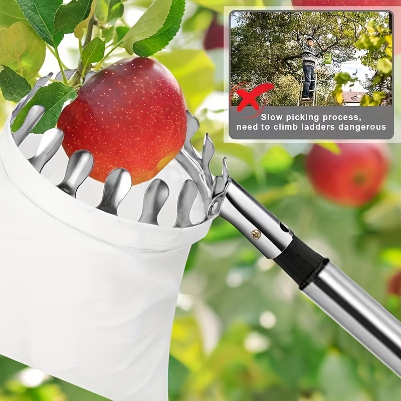 12ft Adjustable Fruit Picker P - огляд і ціна Fruit Picker Basket Telescopic Pole