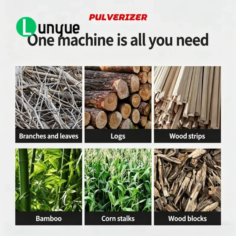 High Efficient Movable Profess - огляд і ціна Garden Branch Shredder Wood Chipper