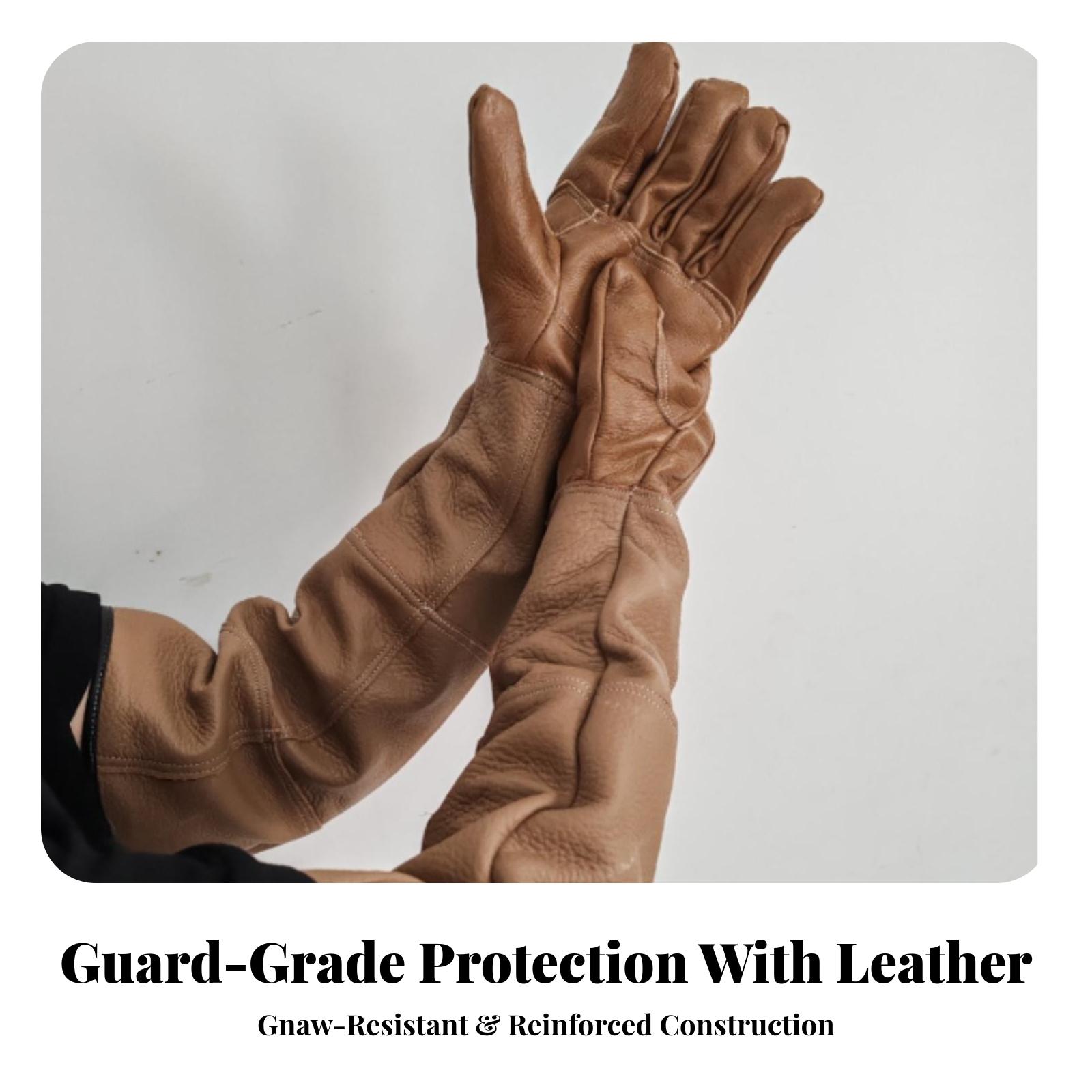 Heavy Duty Long Cuff Cowhide W - огляд і ціна Gardening Gloves Thorn Proof Leather