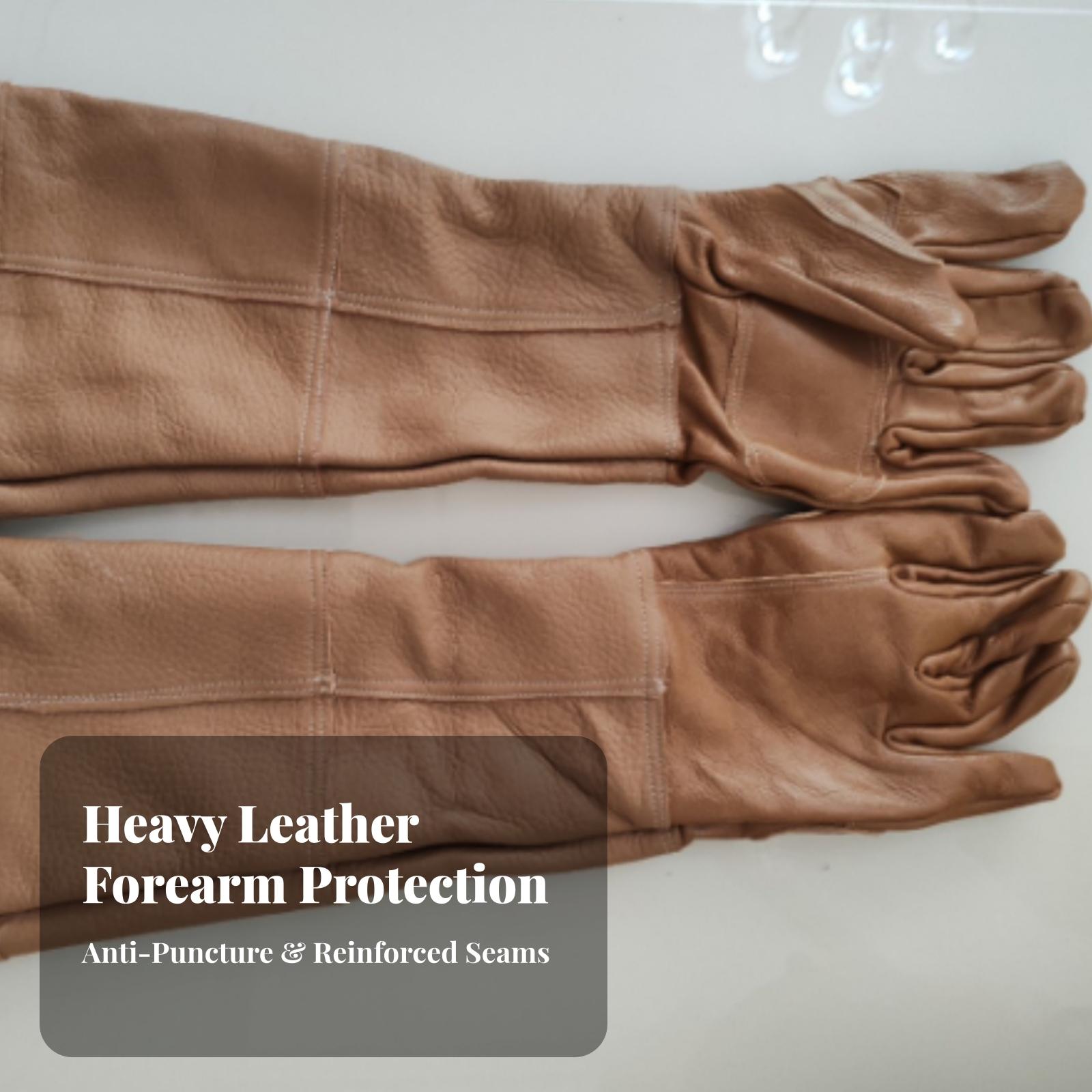 Heavy Duty Long Cuff Cowhide W - огляд і ціна Gardening Gloves Thorn Proof Leather