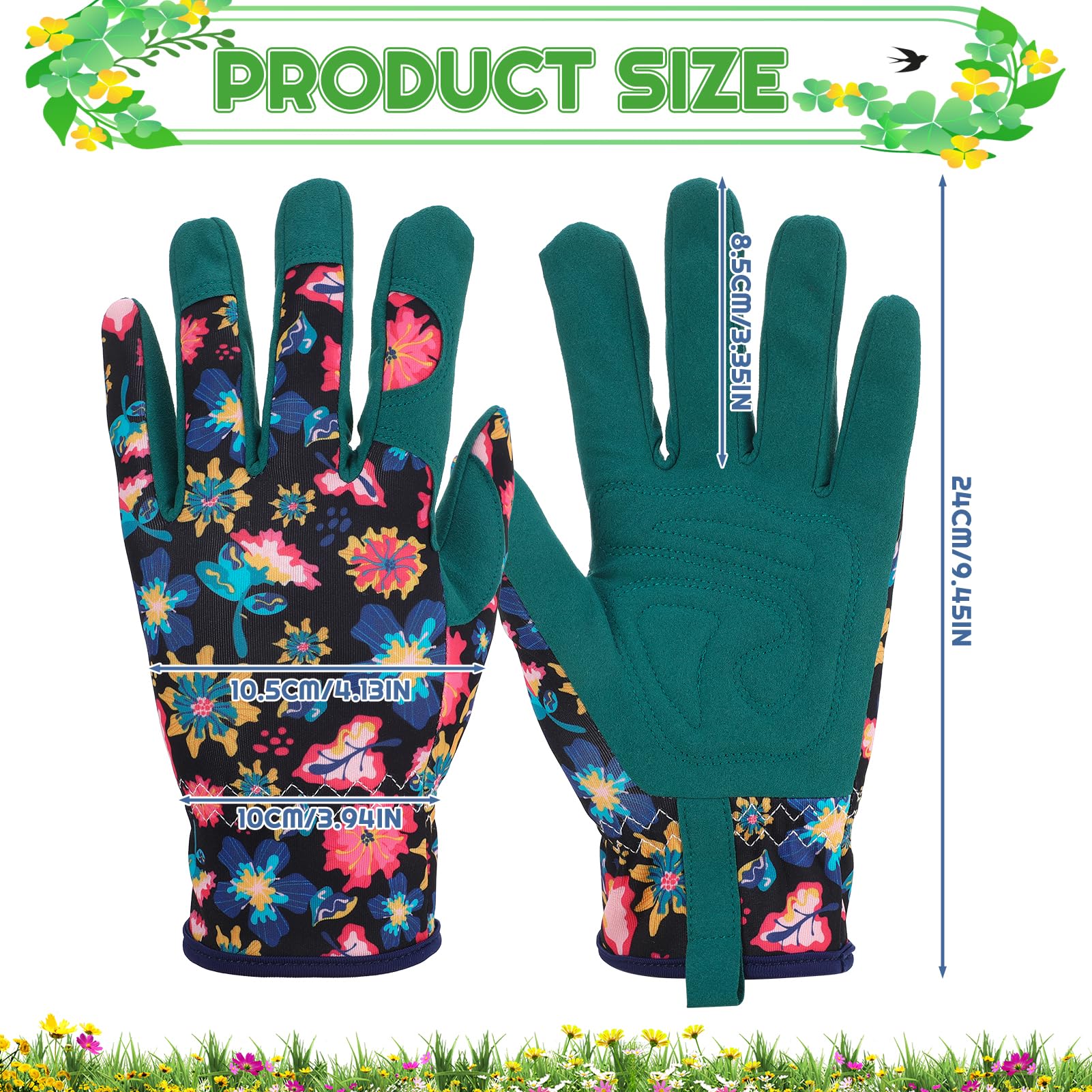 2 Pairs Gardening Gloves Thorn - огляд і ціна Gardening Gloves Thorn Proof Leather