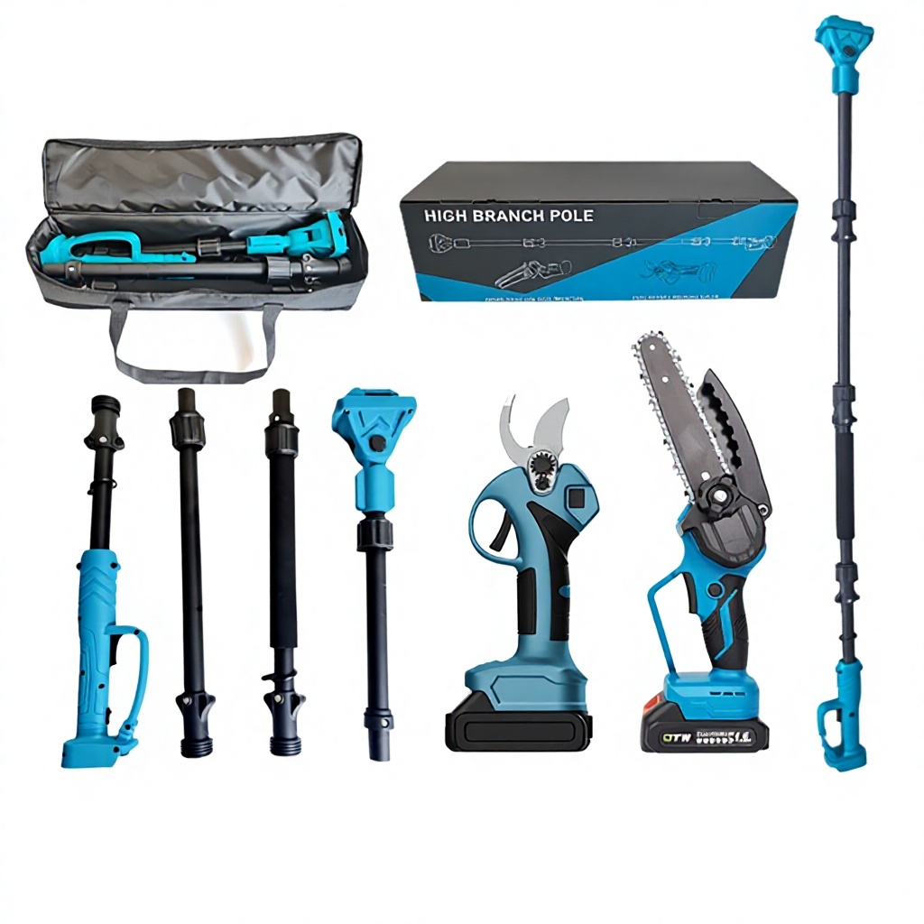 20V Lithium Cordless Pole Saw  - огляд і ціна Electric Pruner With Extension Pole
