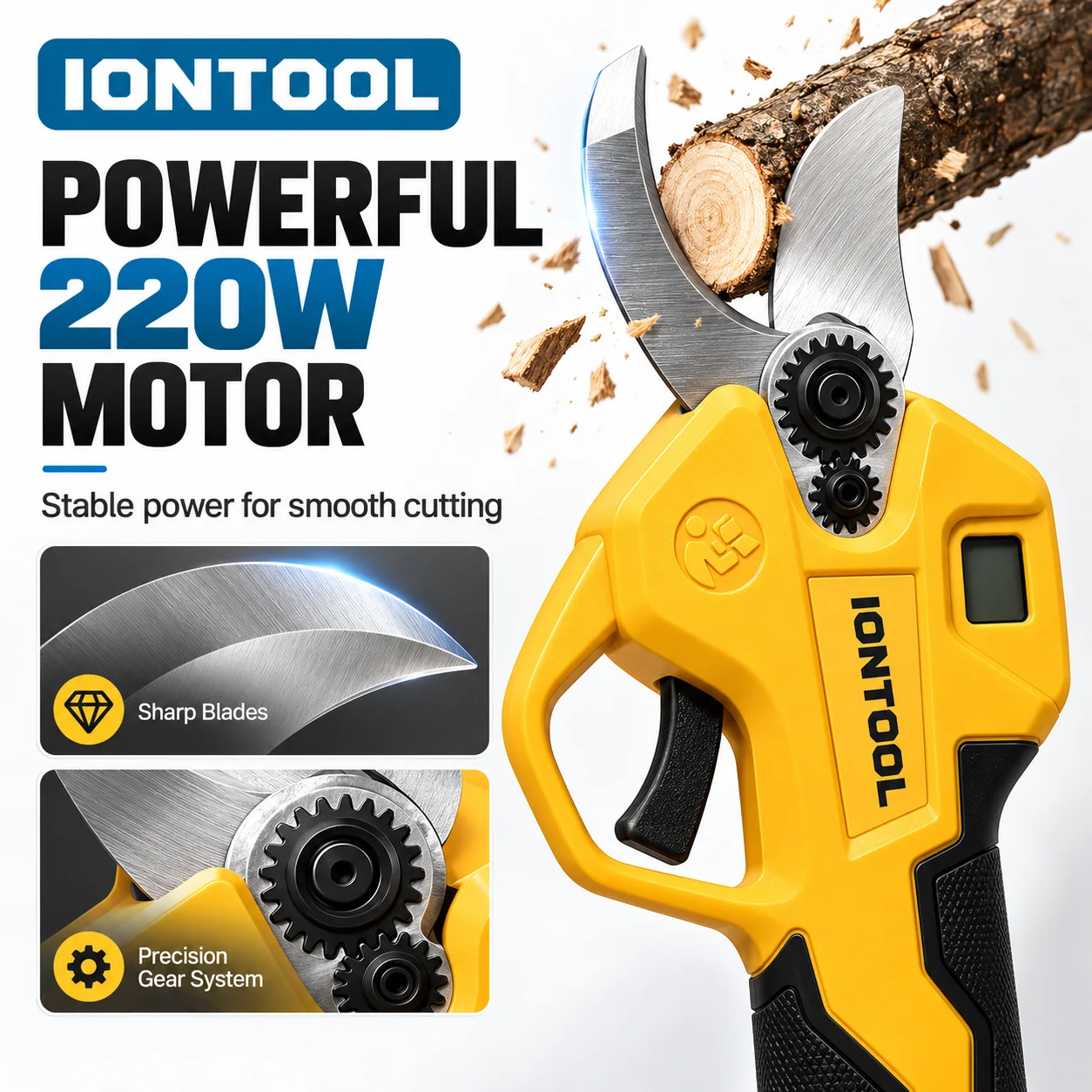 IONTOOL Cordless Electric Prun - огляд і ціна Cordless Electric Pruning Shears 30Mm