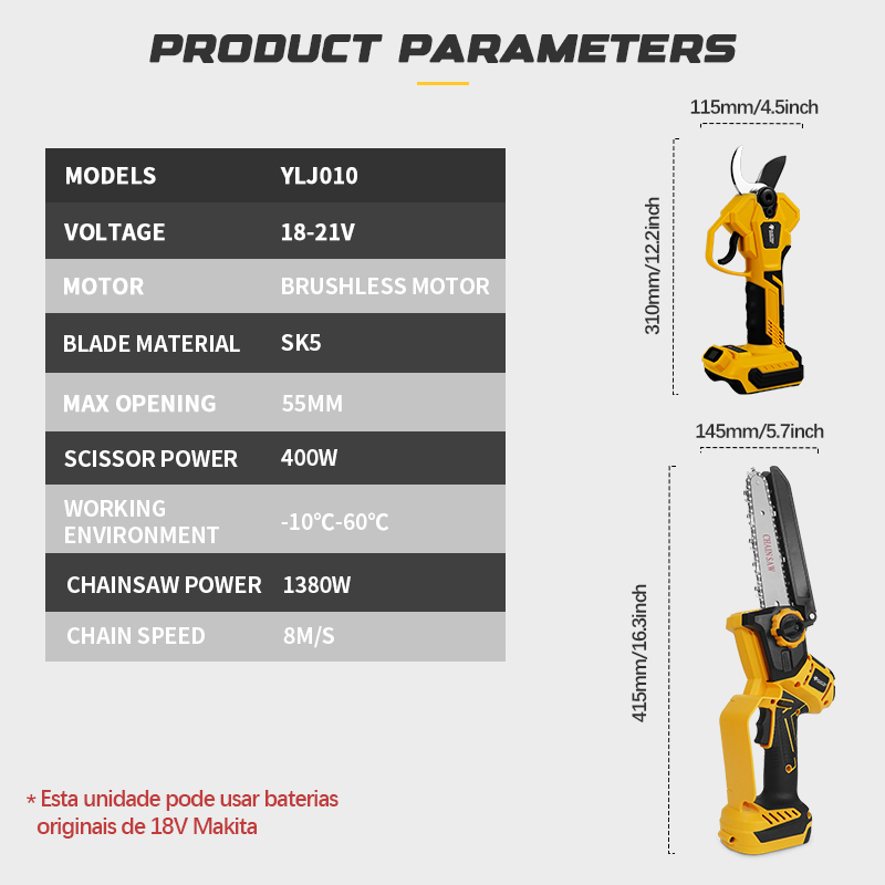 Electric Goddess Pruner Cordle - огляд і ціна Electric Pruner With Extension Pole